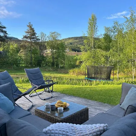 Exclusive Designer - Panoramic Mountain View Feriehus Voss